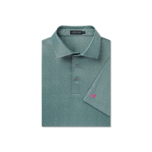 SOUTHERN MARSH COLLECTION Men's Polo Southern Marsh Flyline Performance Polo - Greens In Regulation