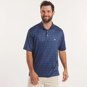 SOUTHERN MARSH COLLECTION Men's Polo Southern Marsh Flyline Performance Polo - Liberty