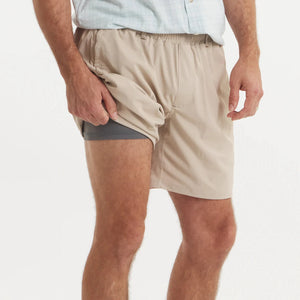 SOUTHERN MARSH COLLECTION Men's Shorts KHAKI / S Southern Marsh Billfish Lined Performance Short || David's Clothing BBFSKHK