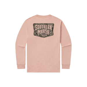 SOUTHERN MARSH COLLECTION Men's Tees Southern Marsh SEAWASH Tee - Branding - Camo Shield - Long Sleeve