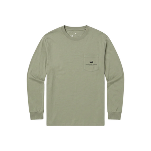 SOUTHERN MARSH COLLECTION Men's Tees Southern Marsh SEAWASH Tee - Vintage Duck Decoy - In Position - Long Sleeve