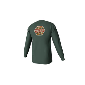 Southern Point Co. Men's Tees Southern Point Camo Logo Long Sleeve Pocket Tee