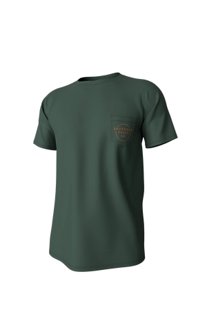 Southern Point Co. Men's Tees Southern Point Vintage Circle Greyton Short Sleeve Pocket Tee