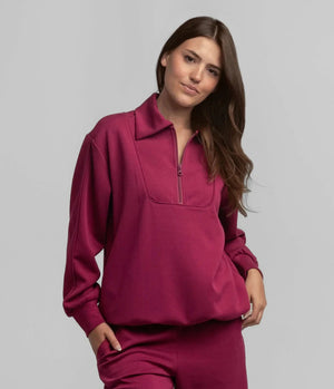 SOUTHERN SHIRT CO. Women's Sweatshirt RUBY / XS Southern Shirt AstroKnit Performance Pullover - Ruby 2V035-1763