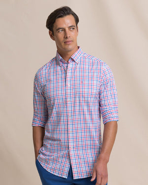 SOUTHERN TIDE Men's Sport Shirt Southern Tide Palm Valley Coastal Breeze Sport Shirt