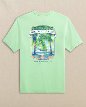 SOUTHERN TIDE Men's Tees Palm Hammock Time to Coast Short Sleeve T-Shirt