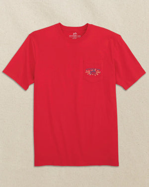 SOUTHERN TIDE Men's Tees Southern Tide Vintage Firecracker Label Short Sleeve T-Shirt