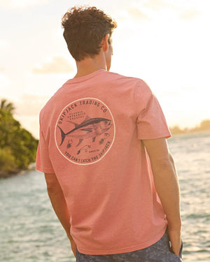 SOUTHERN TIDE Men's Tees Southern Tide You Can't Catch The Skipjack Heather SS T-Shirt