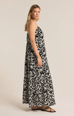 Z SUPPLY Women's Dresses Z Supply Cocktail Hour Leaf Midi Dress || David's Clothing
