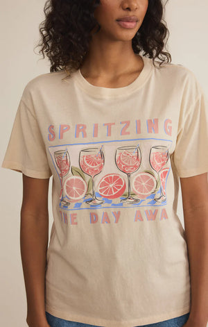 Z SUPPLY Women's Tee Z Supply Spritz Boyfriend Tee || David's Clothing