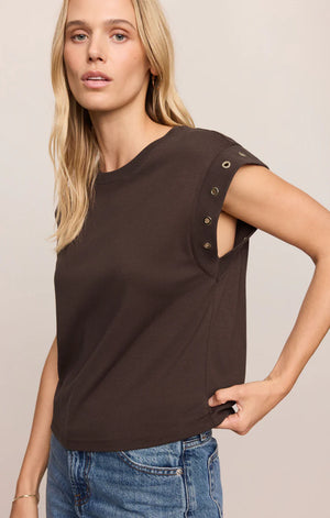 Z SUPPLY Women's Top Z Supply Camino Grommet Muscle Tee