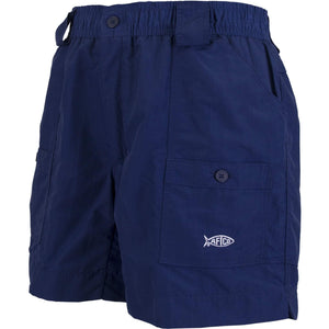 AFTCO MFG Men's Shorts Aftco Original Fishing Shorts 6" - Navy || David's Clothing
