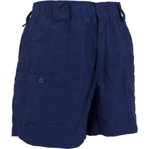 AFTCO MFG Men's Shorts Aftco Original Fishing Shorts 6" - Navy || David's Clothing