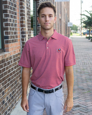 Zeppro Men's Belts Zeppro University of Georgia Ribbon Belt - Black || David's Clothing