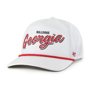 47 BRAND Men's Hats WHITE Georgia Bulldogs Brrr Fairway '47 Hitch FRWYY17BBPWH