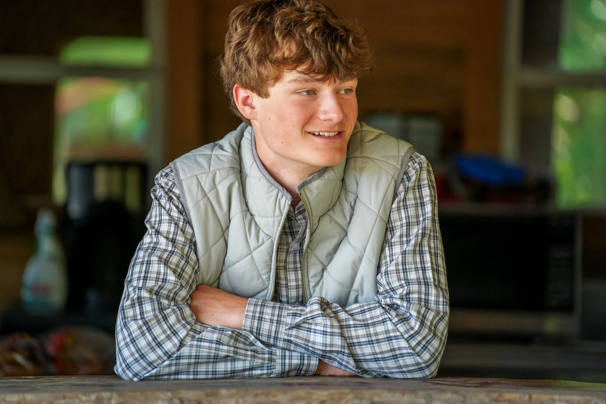 Local Boy Men's Diamond Quilted Vest