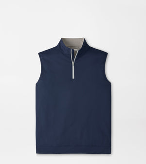 Peter Millar Galway Stretch Loop Terry Quarter-Zip Vest