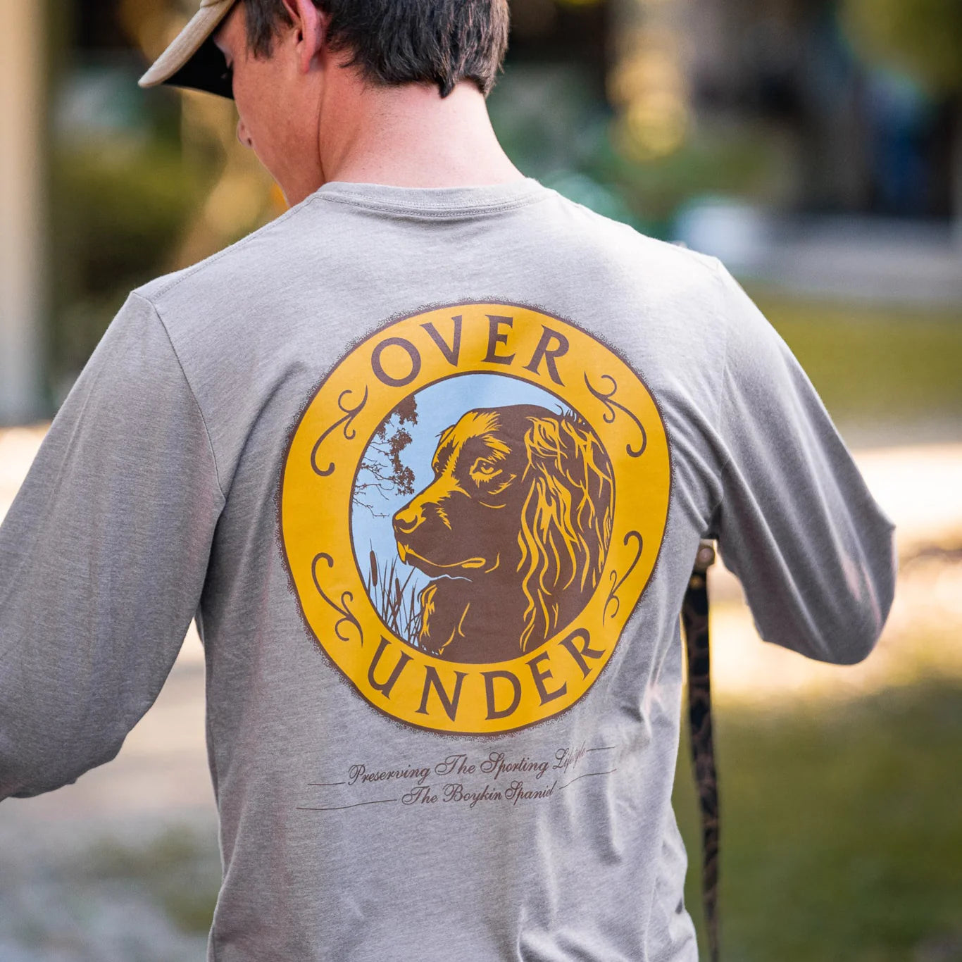 Over Under L/S Boykin Crest T-Shirt Driftwood