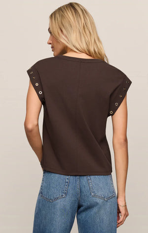 Z Supply Camino Grommet Muscle Tee