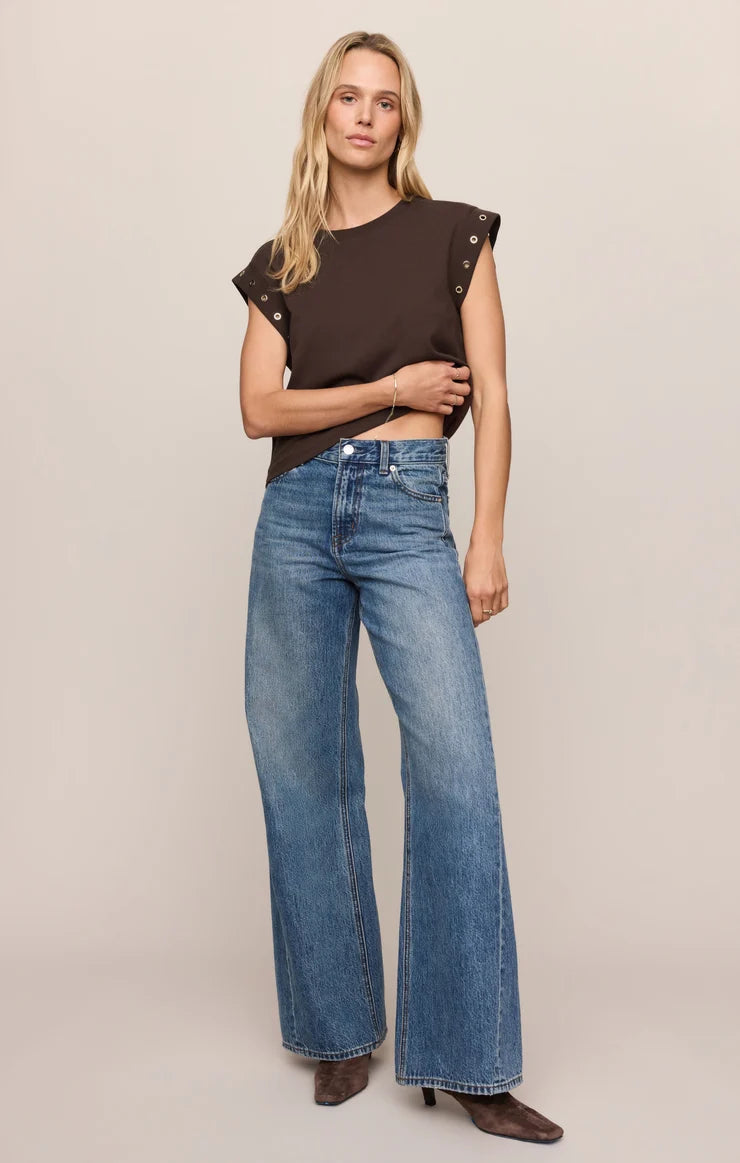 Z Supply Camino Grommet Muscle Tee
