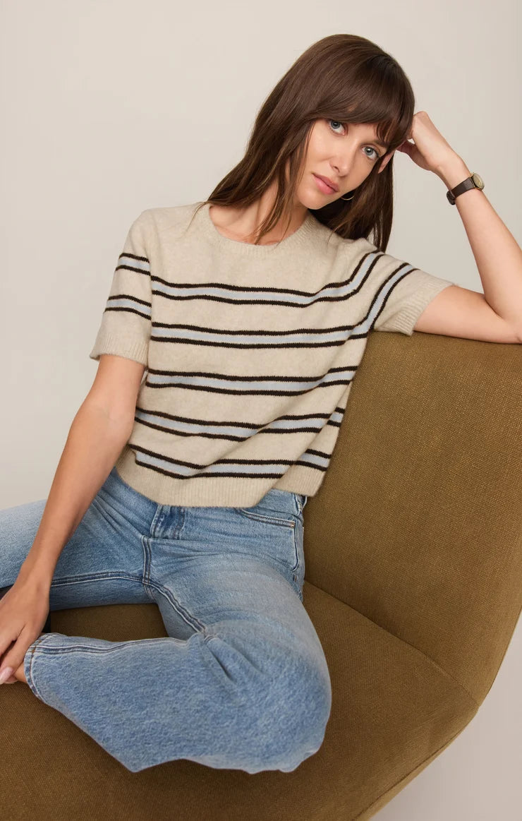 Z Supply Gatewood Stripe Sweater Tee