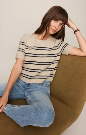 Z Supply Gatewood Stripe Sweater Tee