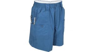 AFTCO MFG 14-Men's Activewear SPACE BLUE / 28 Aftco Original Fishing Shorts Long - Khaki || David's Clothing M01LSPB