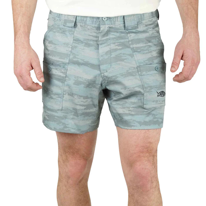 AFTCO MFG Men's Shorts JADE CAMO / 28 Aftco The Original Fishing Short 6" Inch || David's Clothing ME2JSHC