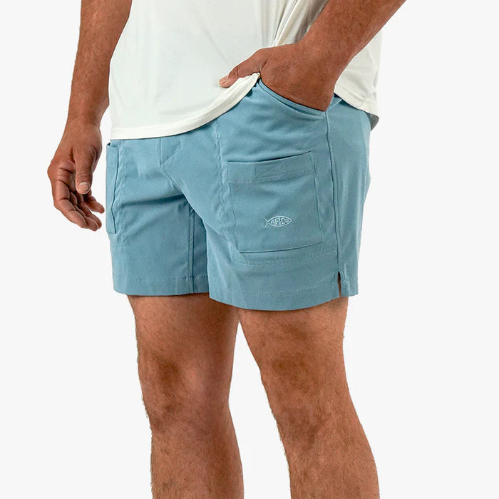 AFTCO MFG Mens Shorts BLUE SHADOW / S Aftco Flex 01 Short || David's Clothing M128BSHD