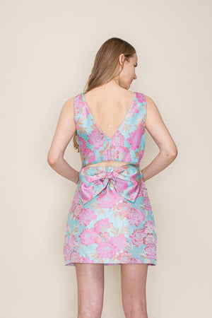 B.RIGHT + D.ARK Women's Dresses Elevated Plunging Skimmer A-line Mini Dress