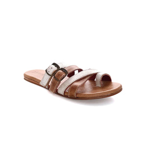 BED STU Women's Shoes Bed Stu Women's Hilda Strappy Leather Slide || David's Clothing