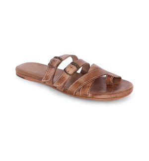 BED STU Women's Shoes Bed Stu Women's Hilda Strappy Leather Slide || David's Clothing