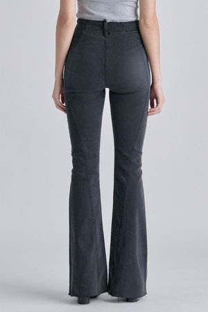 CELLO JEANS Women's Jeans Cello Jeans High Rise Flare with Seam Details || David's Clothing