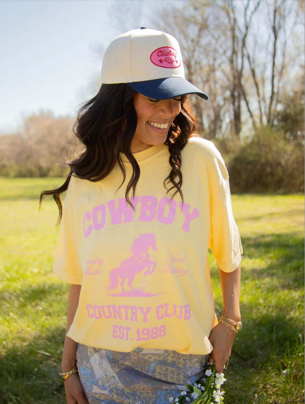 CHARLIE SOUTHERN Women's Tee Charlie Southern Cowboy Country Club Tee
