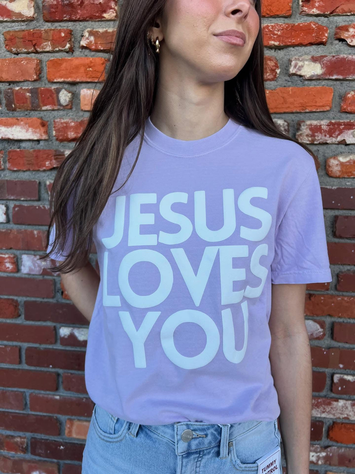 DASH FORWARD Women's Tee Jesus Loves You Tee
