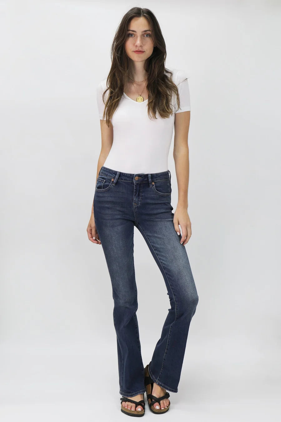 DEAR JOHN DENIM Women's Jeans Dear John Jaxtyn Mid Rise Bootcut Jean