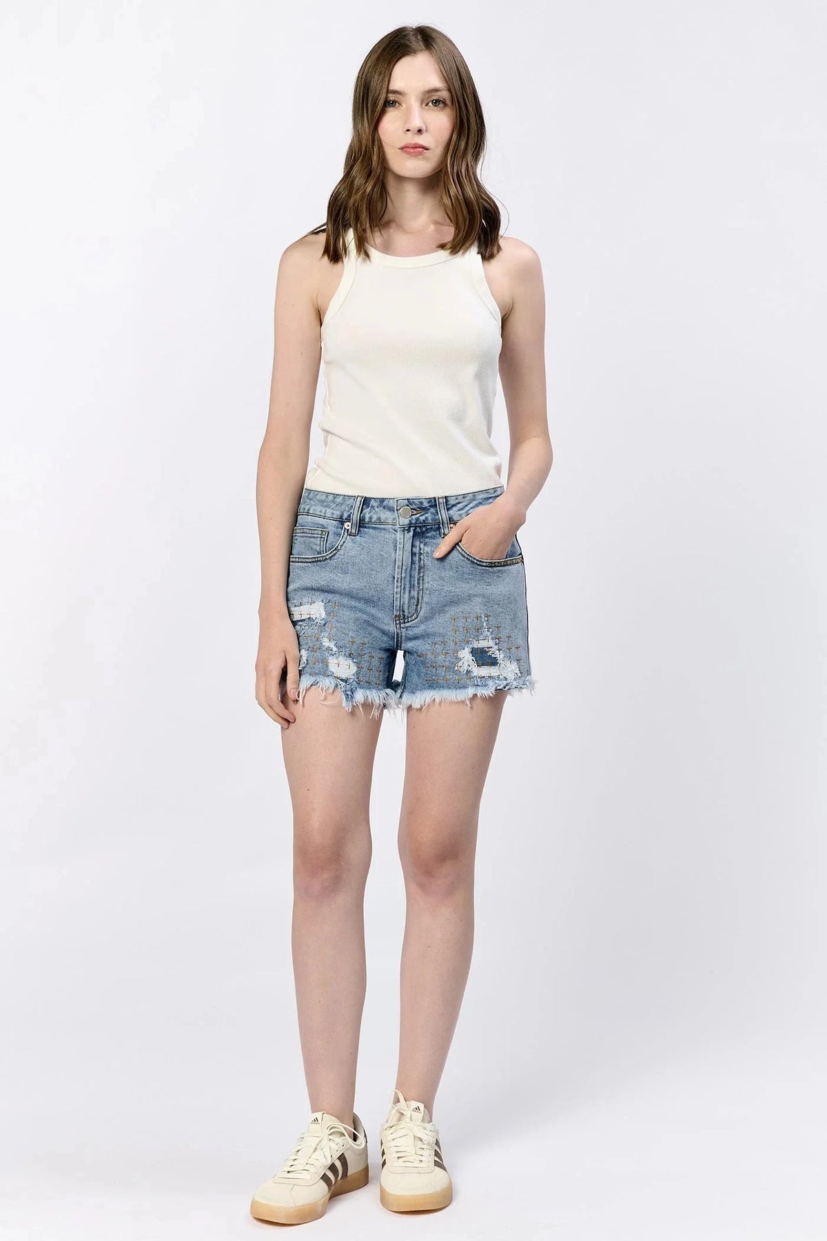 DEAR JOHN DENIM Women's Shorts Dear John Carrie Denim Short || David's Clothing
