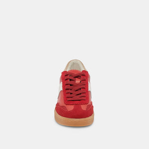 DOLCE VITA Women's Shoes Dolce Vita Notice Sneakers Crimson Suede || David's Clothing 