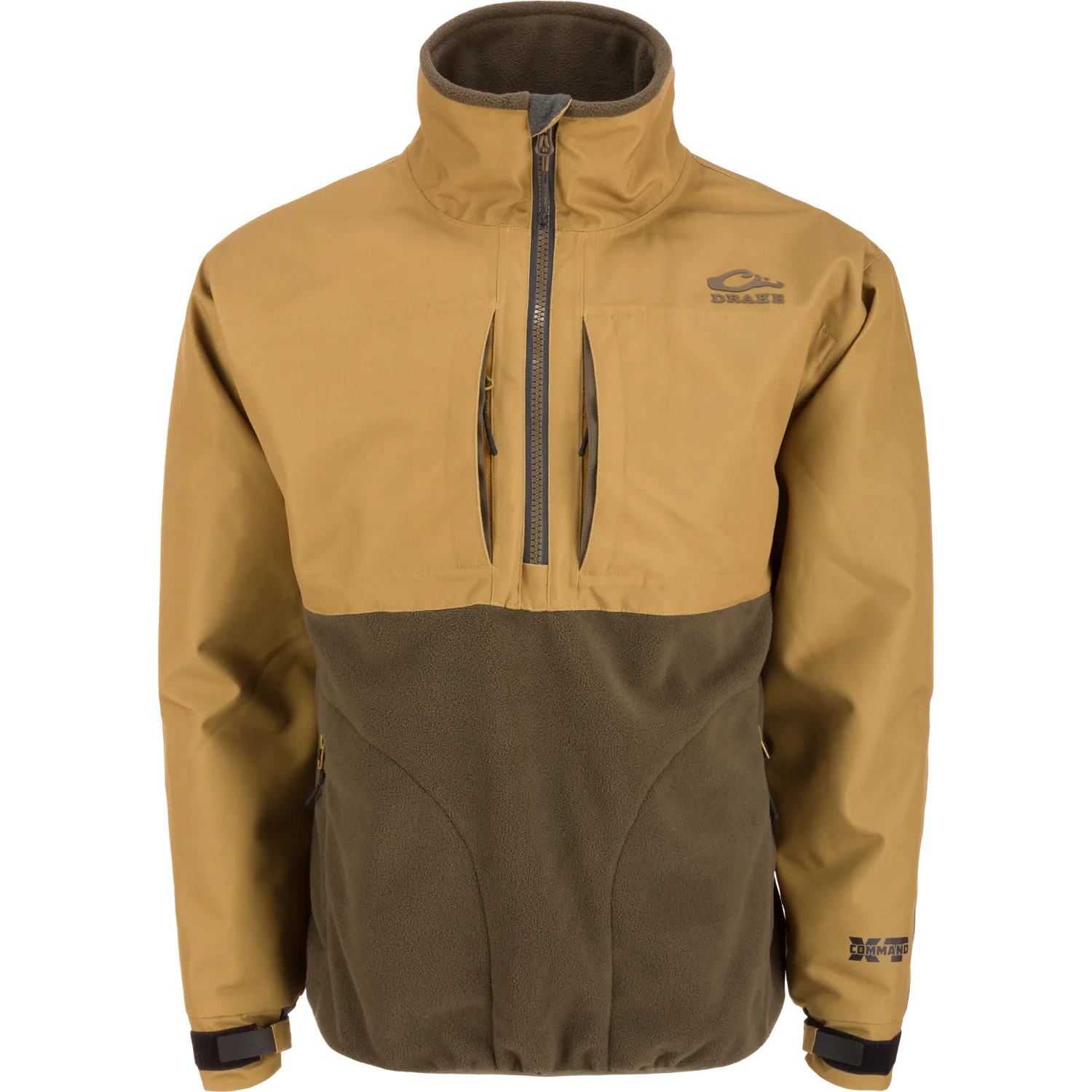 DRAKE CLOTHING CO. Men's Outerwear MUD BROWN / S Drake MST CommandXT Eqwader Half Zip Jacket DW0131MDB