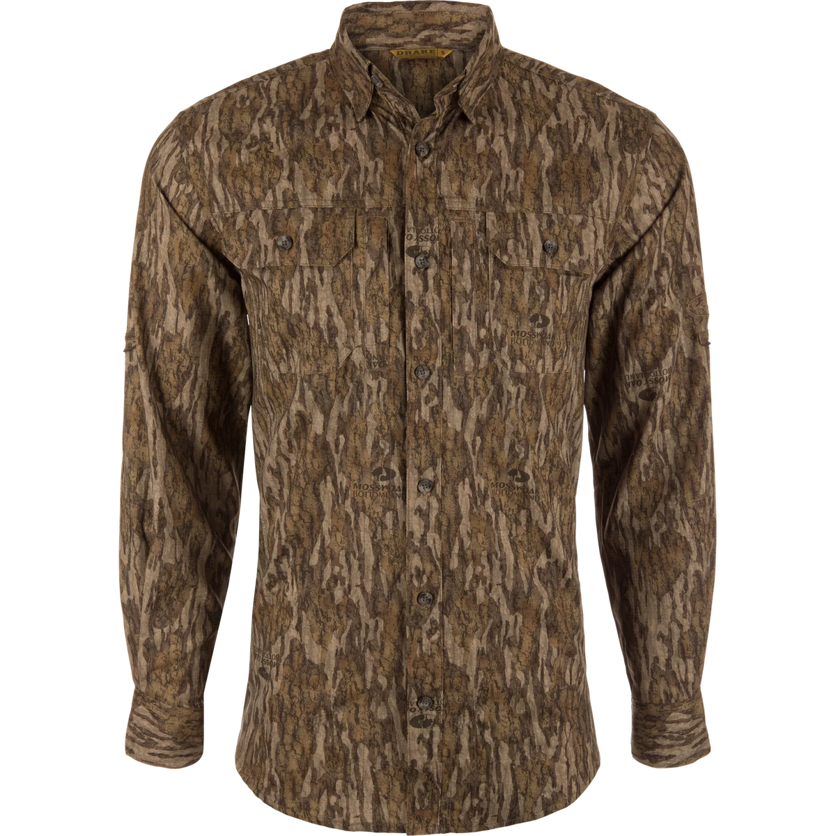 DRAKE CLOTHING CO. Men's Sport Shirt BOTTOMLAND / S Drake EST Wingshooter Trey Long Sleeve Shirt DW0093006