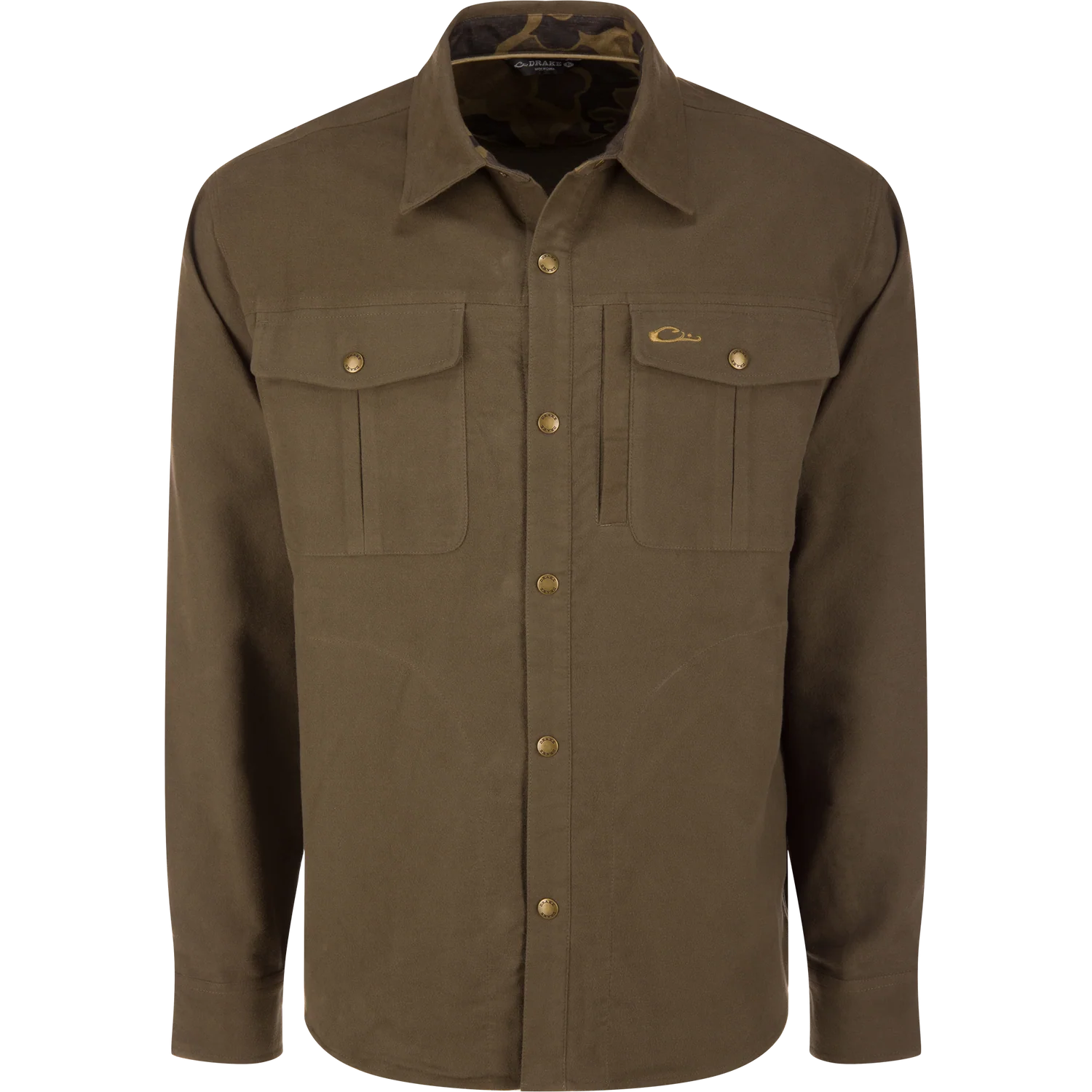 DRAKE CLOTHING CO. Men's Sport Shirt Delta Moleskin Shirt Jacket