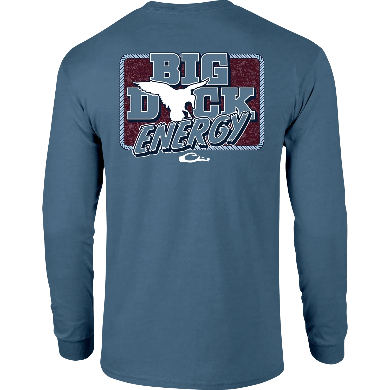DRAKE CLOTHING CO. Men's Tees Drake Big Duck Energy Long Sleeve T-Shirt || David's Clothing