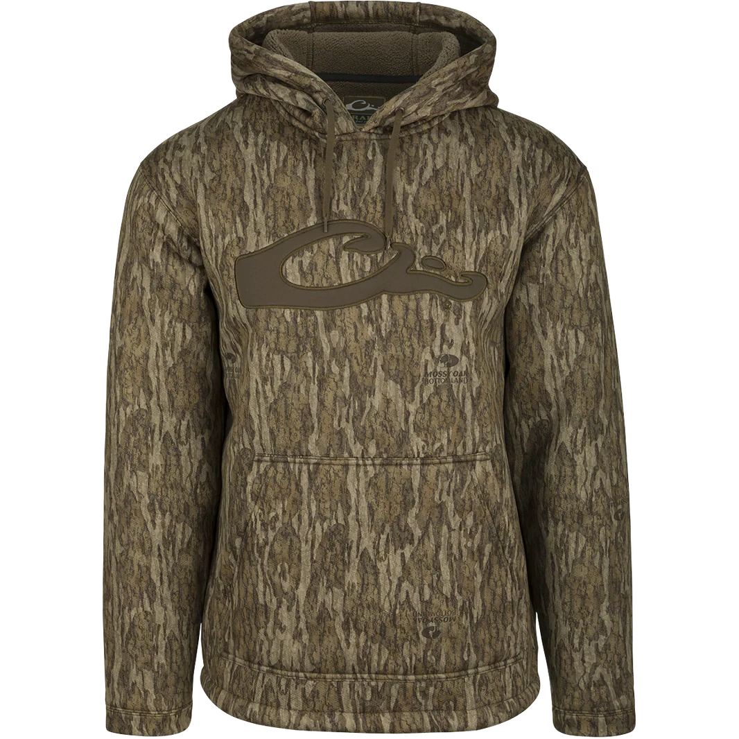 DRAKE CLOTHING CO. Mens Jackets BOTTOMLAND CAMO / S Drake LST Silencer Fleece-Lined Hoodie || David's Clothing DW2880006