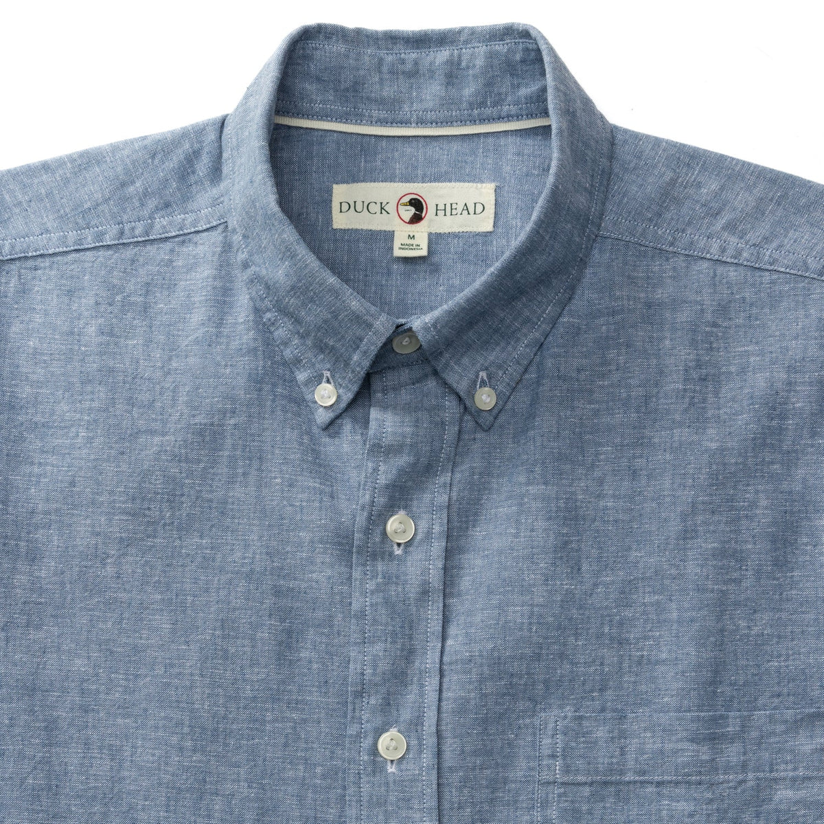 DUCK HEAD Men's Sport Shirt Duck Head Linen Cotton Oxford Sport Shirt || David's Clothing