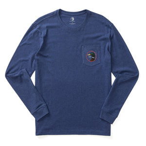 DUCK HEAD Men's Tees Duck Head Logo Long Sleeve T-Shirt
