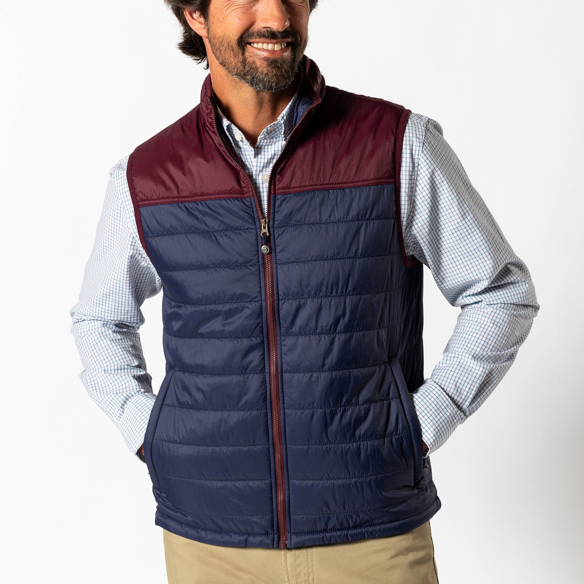 DUCK HEAD Mens Jackets Duck Head Ridgeland Performance Quilted Vest