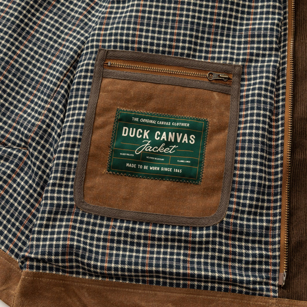 DUCK HEAD Mens Jackets Duck Head Waxed Duck Canvas Jacket