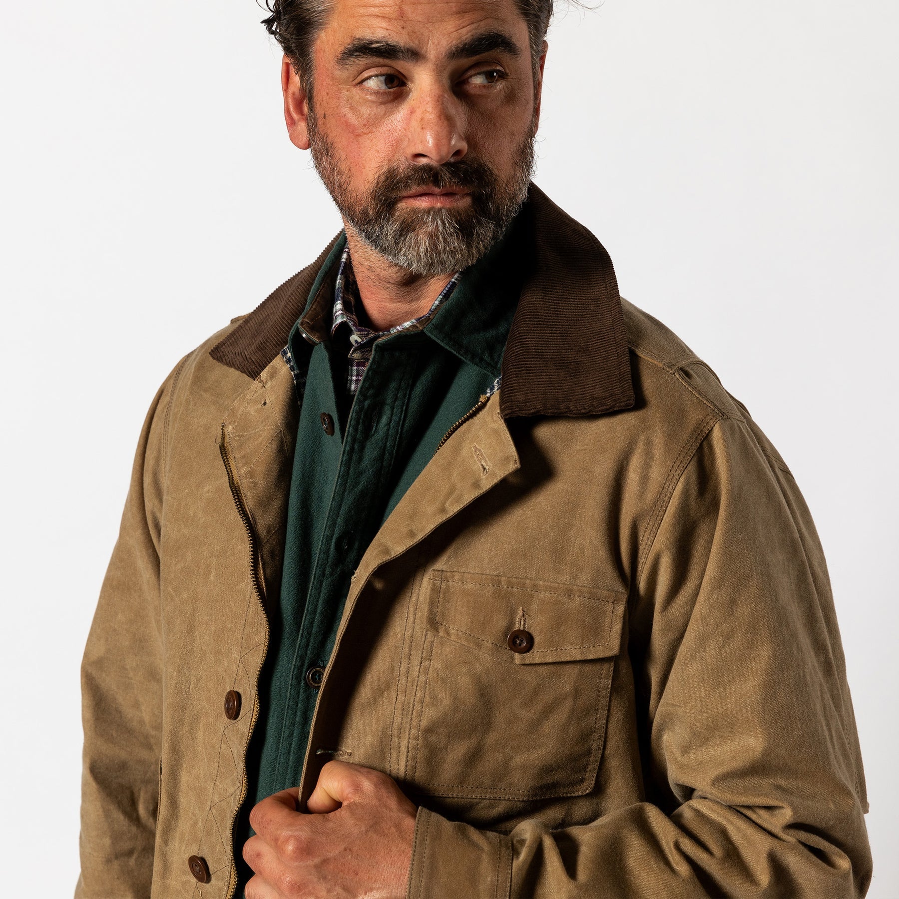 DUCK HEAD Mens Jackets Duck Head Waxed Duck Canvas Rancher Jacket