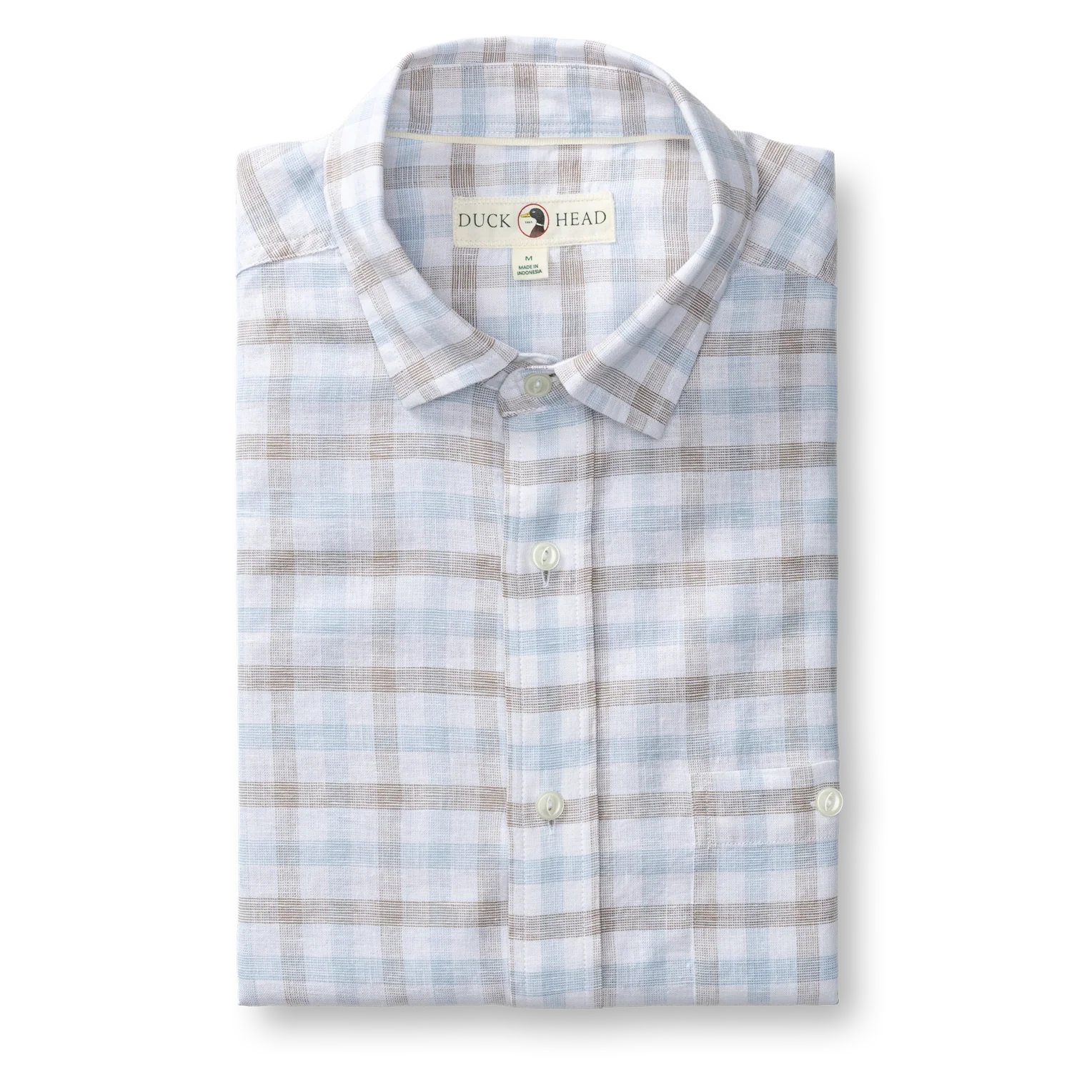 DUCKHEAD Men's Sport Shirt Duck Head Linen Cotton Oxford Sport Shirt