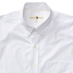 DUCKHEAD Men's Sport Shirt Duck Head Performance Poplin Sport Shirt - Boyce Solid